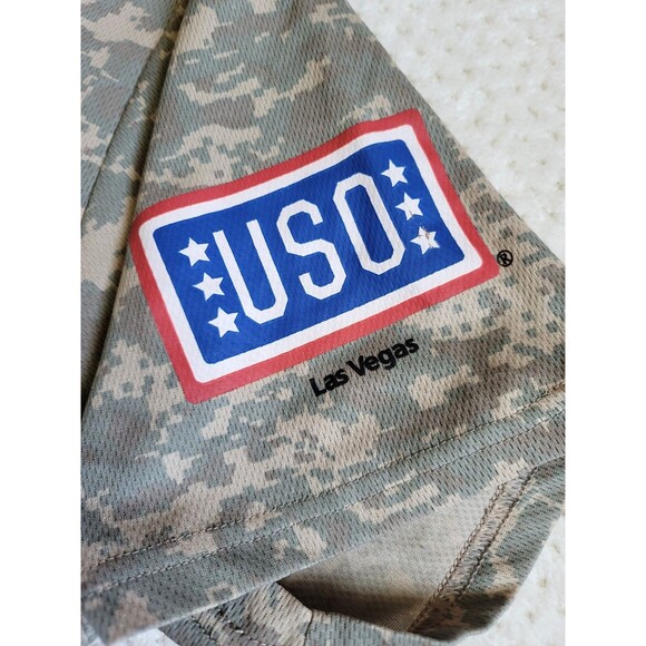 LAS VEGAS 51s USO MiLB Baseball SGA Digital 8-bit Camo Alien Pullover Jersey XL - Picture 3 of 7